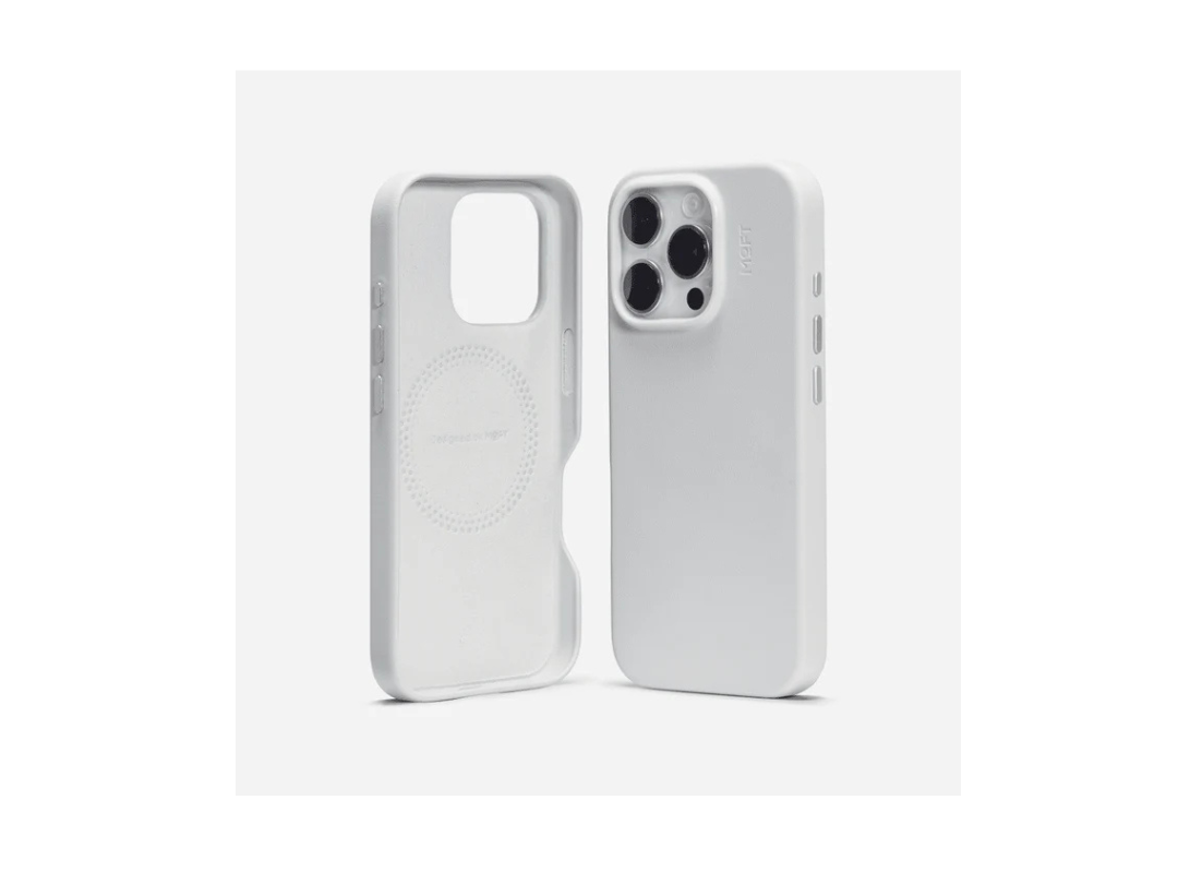 جراب MOFT Snap Case MOVAS لهاتف iPhone 16، جراب هاتف من الجلد النباتي الفاخر مع MagSafe - Misty Cove جراب MOFT Snap Case MOVAS لهاتف iPhone 16، جراب هاتف من الجلد النباتي الفاخر مع MagSafe - Misty Cove